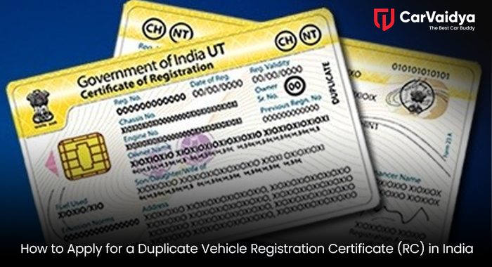 How to Apply for a Duplicate Vehicle Registration Certificate (RC) in India