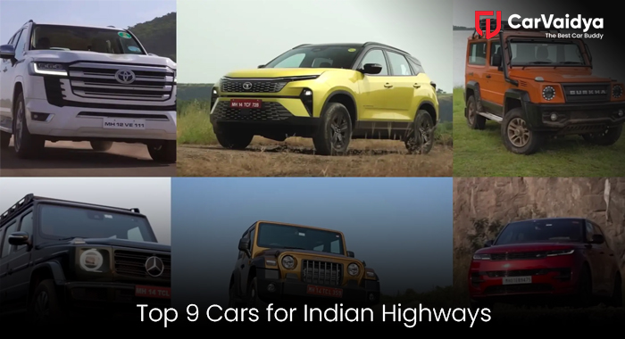  Top 9 Cars for Indian Highways