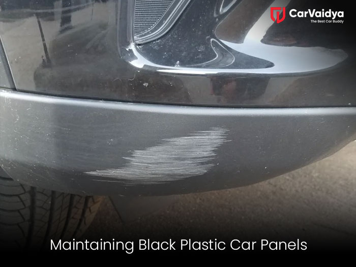 Restoring and Maintaining Black Plastic Car Panels