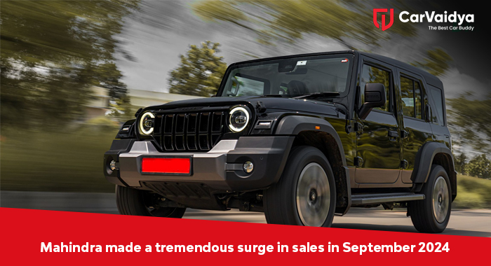 Mahindra made a tremendous surge in sales in September 2024