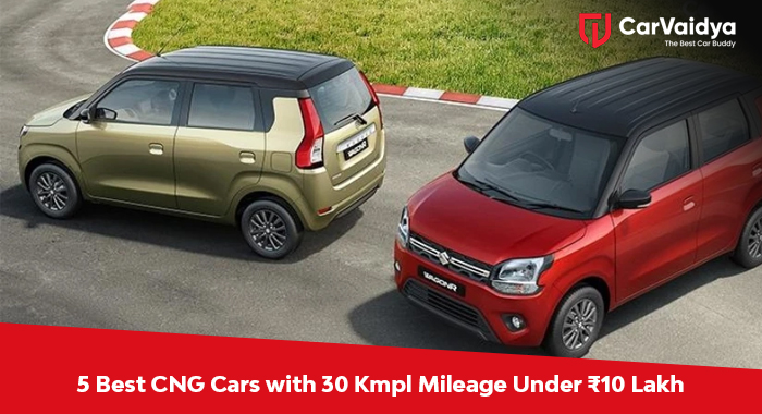 5 Best CNG Cars with 30 Kmpl Mileage Under ₹10 Lakh