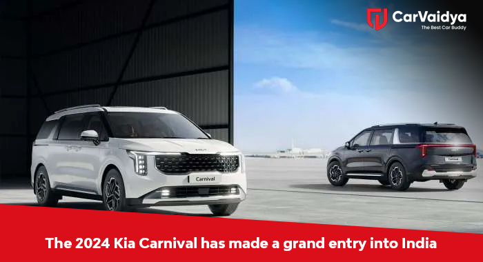 The 2024 Kia Carnival has made a grand entry into India.