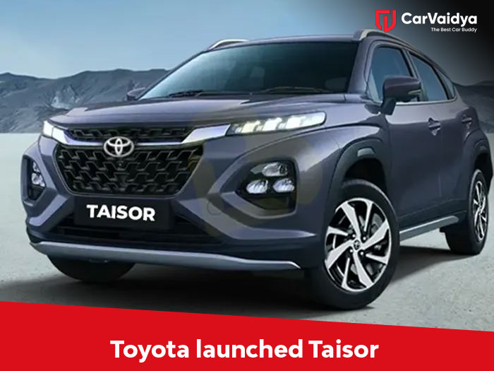 Toyota launched taisor SUV in India | CarVaidya