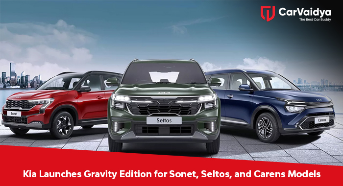 Kia Launches Gravity Edition for Sonet, Seltos, and Carens Models