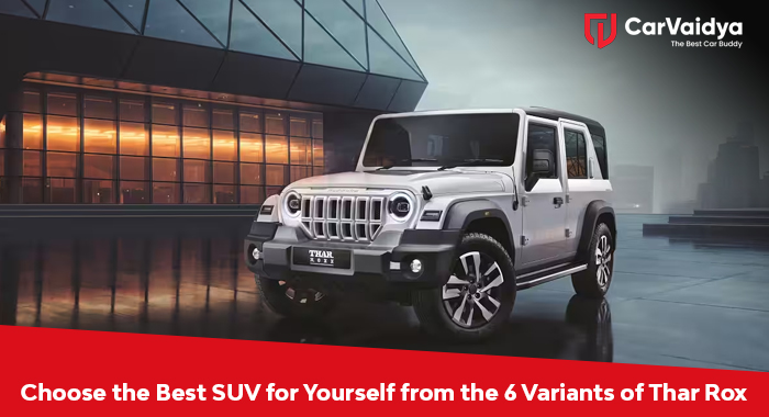 Choose the Best SUV for Yourself from the 6 Variants of Thar Rox