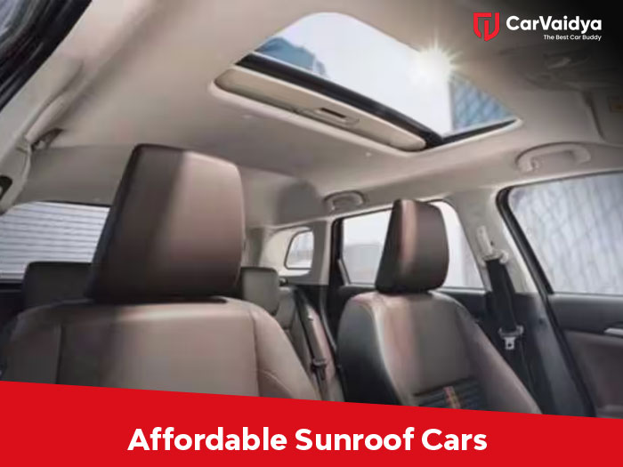 Affordable Sunroof Cars