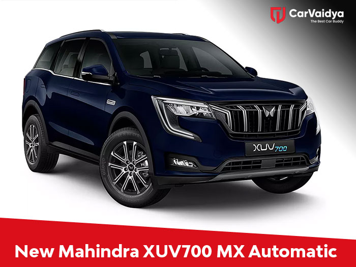 New Mahindra XUV700 MX Automatic Variant with Petrol Powertrain