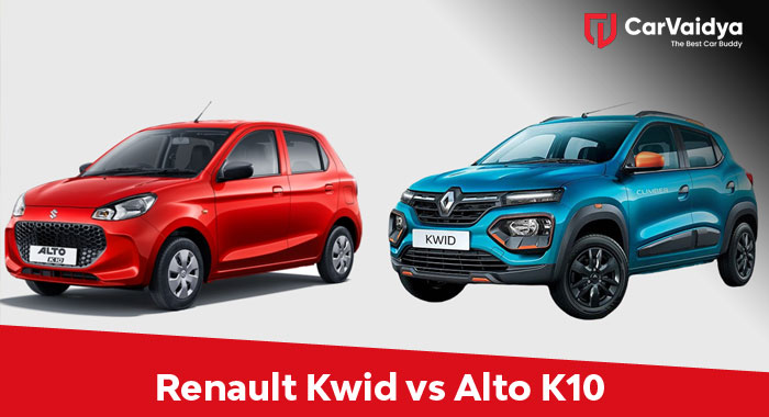 Renault Kwid vs Maruti Alto K10