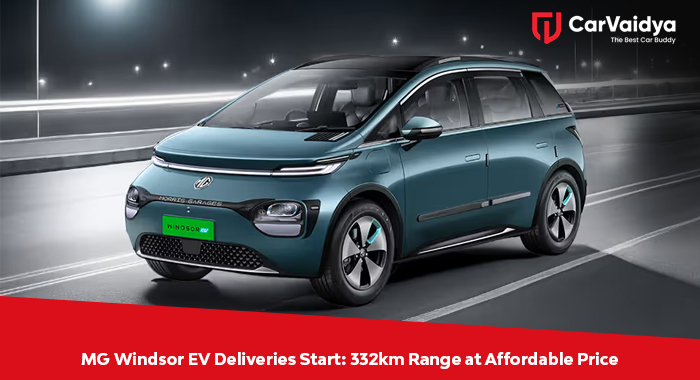 MG Windsor EV Deliveries Start: 332km Range at Affordable Price