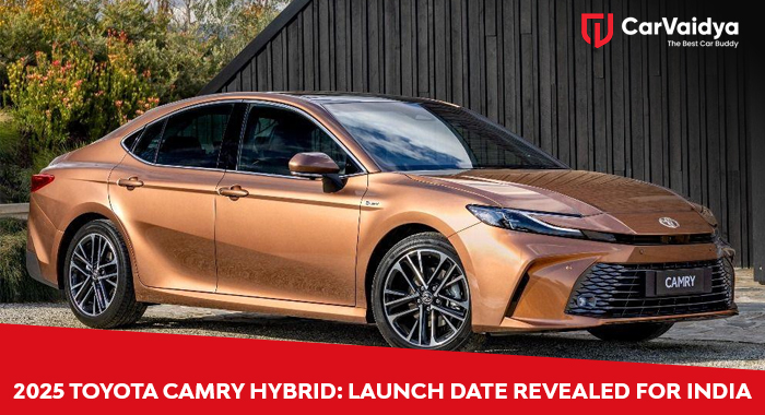 2025 Toyota Camry Hybrid: Launch Date Revealed for India