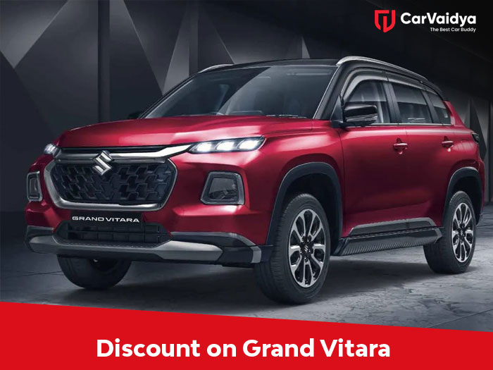 Up to 2 lakh rupees discount on Maruti Grand Vitara.