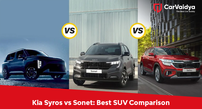 Kia Syros vs Sonet: Best SUV Comparison