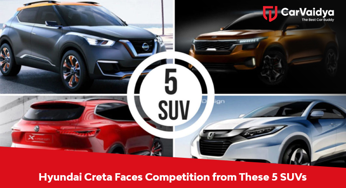 Hyundai Creta Faces Competition from These 5 SUVs