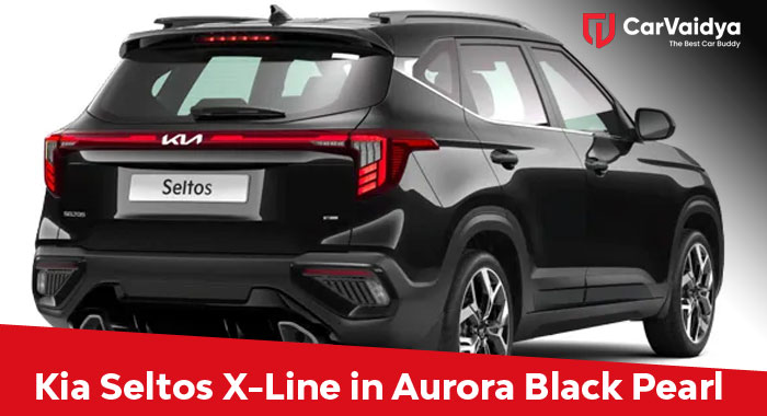 Kia launched Seltor X-Line with Aurora Black Pearl Color