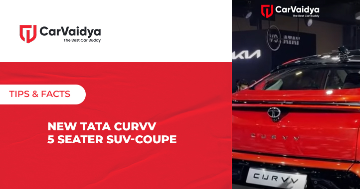 New Tata Curvv 5-Seater SUV Coupe