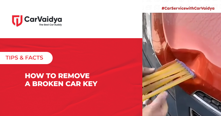 How to remove a broken car key